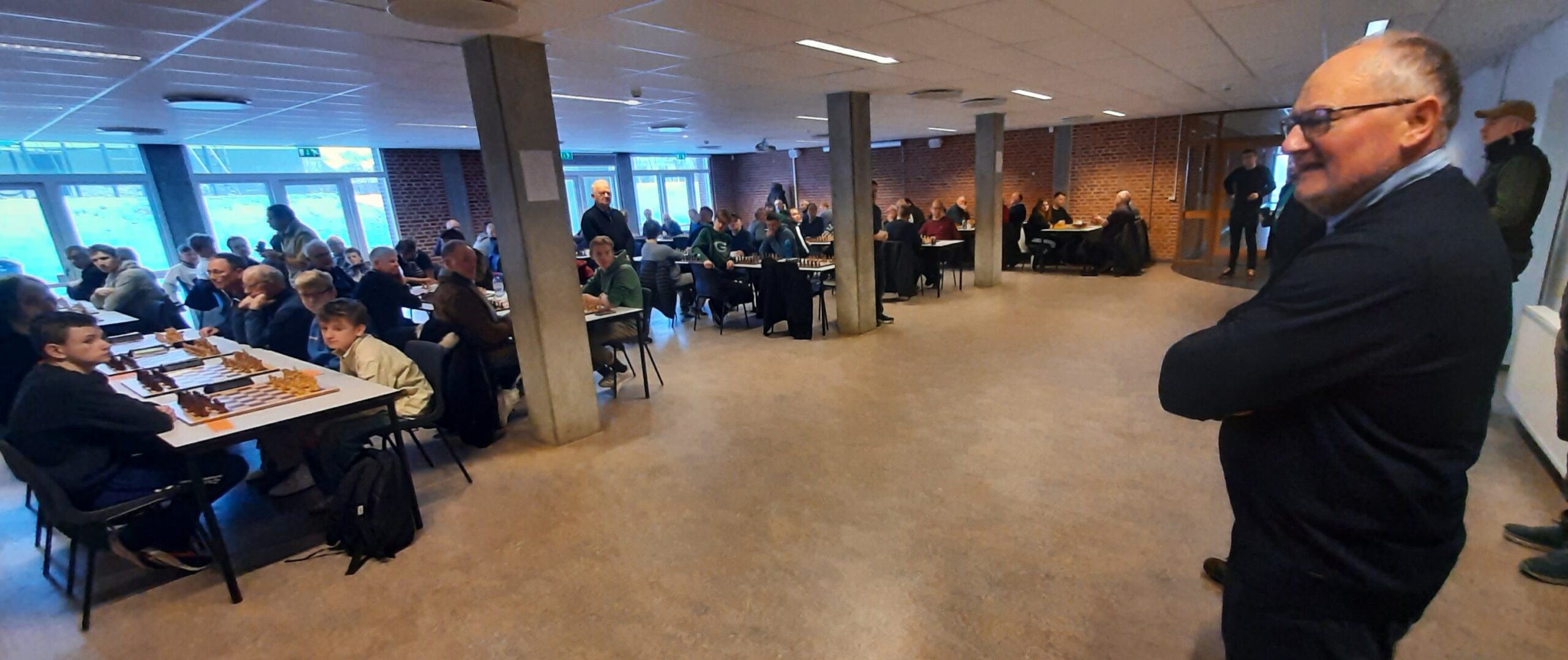 STORT FREMMØDE TIL ÅRETS FØRSTE TRÆK 2024 Herning Skakklub